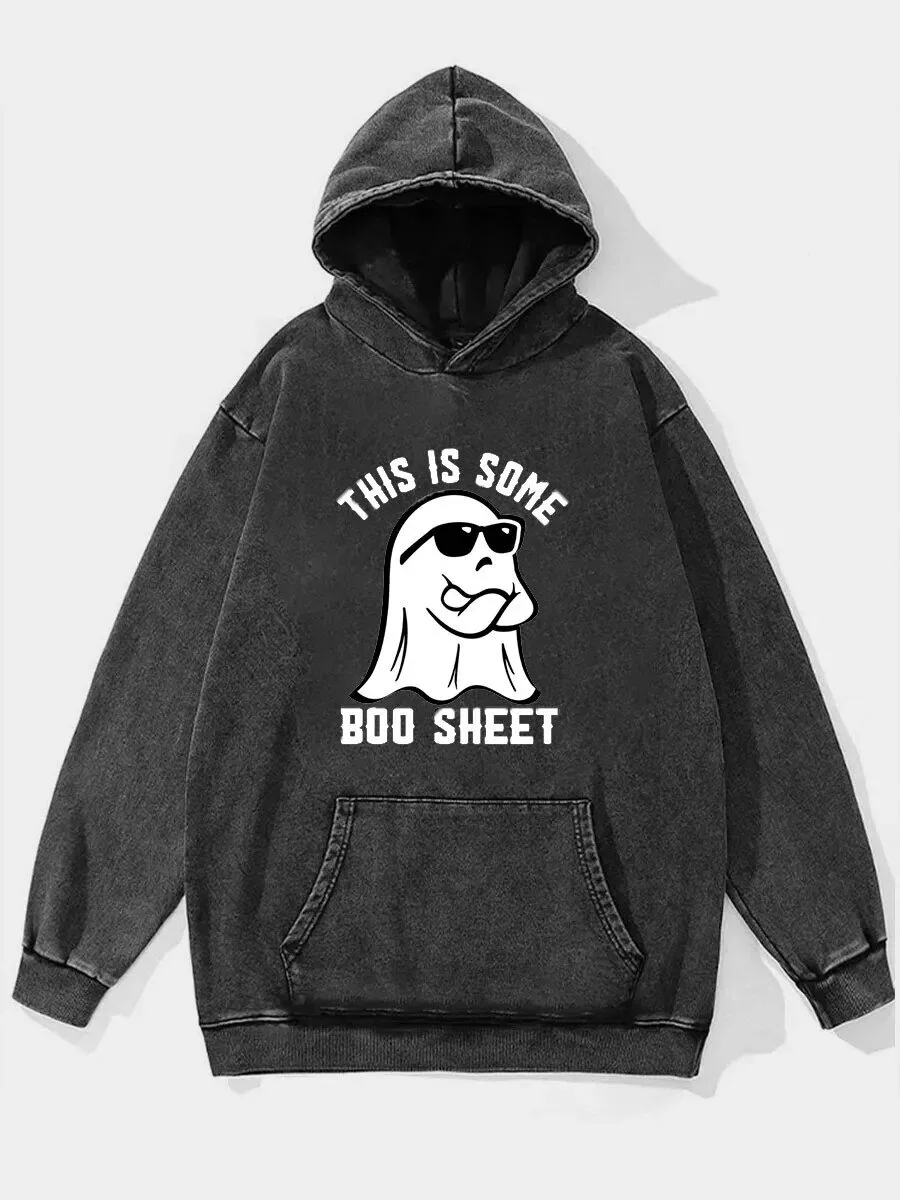 Funny Ghost Wearing Sunglasses This Is Some Boo Sheet Halloween Hoodie